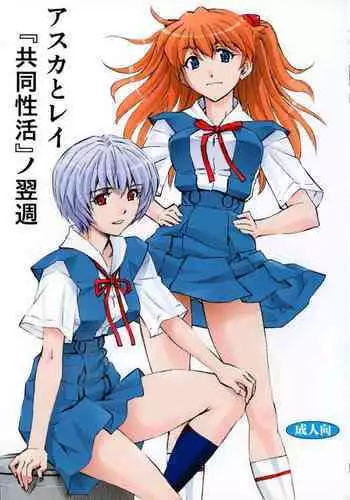 (C86) [Studio Wallaby (Kura Oh)] Asuka to Rei -Kyoudou Seikatsu- no Yokushuu (Neon Genesis Evangelion) [English] [Tigoris Translates]