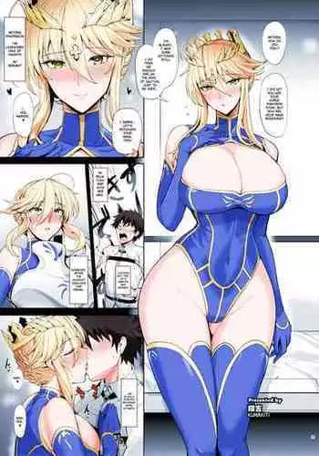 [Kumakiti] Lancer Artoria (FGO Icha Love Ero Goudou ~Junai Tokuiten Lovedea~) (Fate/Grand Order) [English] {The People With No Name} [Colorized] {Satansoft}
