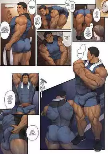 [Kuromine Hiraya / Yuatari] Running (Public Restroom Masturbation) [English]